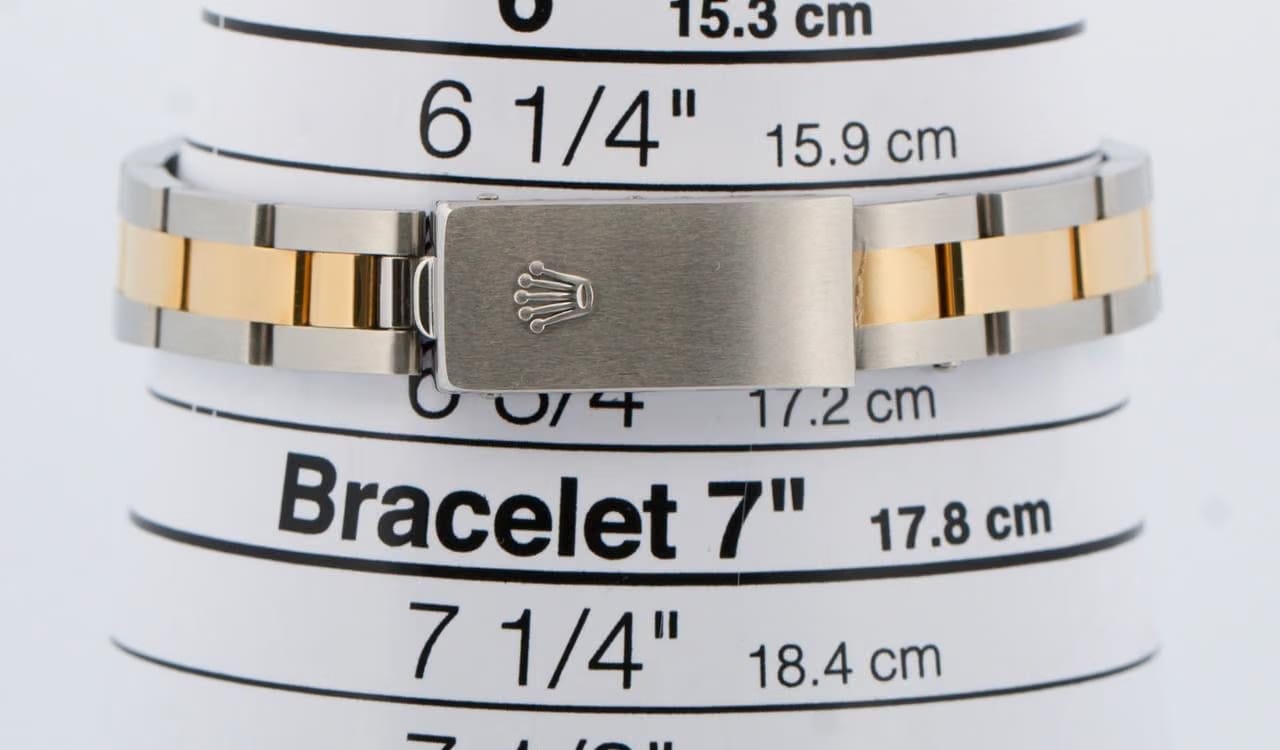 Rolex | Oyster Perpetual | 76193 | Gold/Steel | 24 mm | Black | Automatic