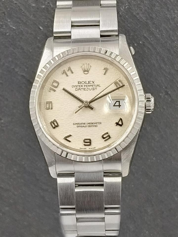 Rolex | Datejust | 16220 | Steel | 36 mm | Steel | Automatic