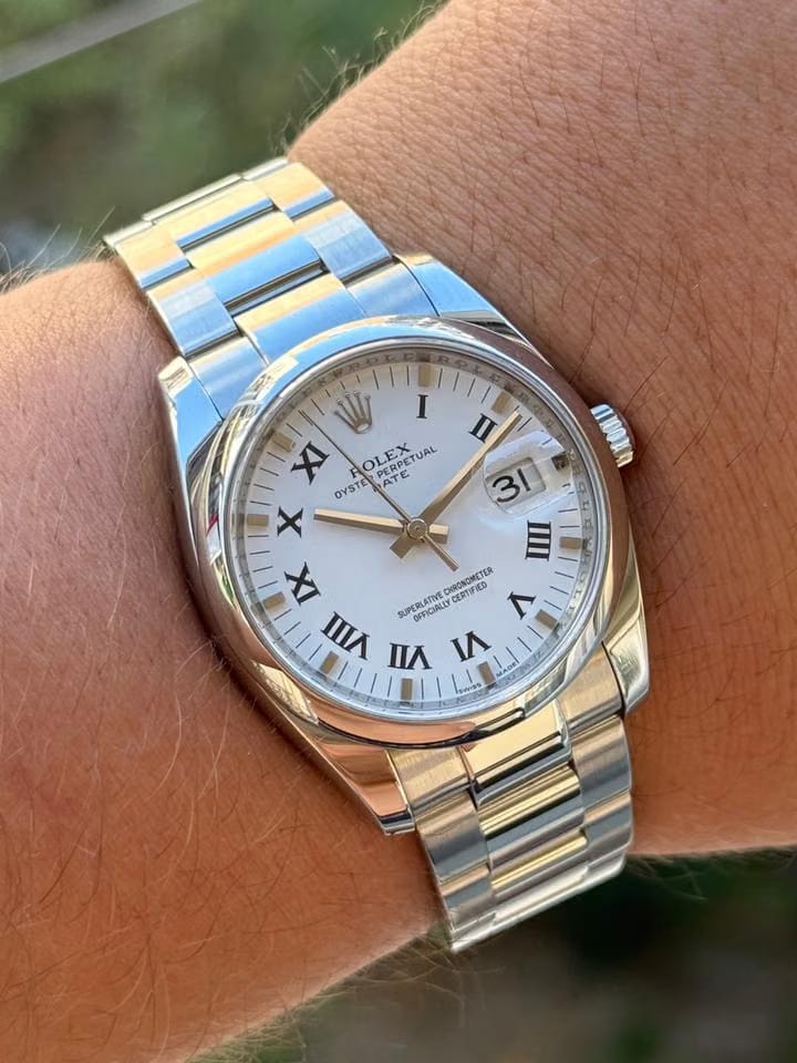 Rolex | Oyster Perpetual | 115200 | Steel | 34 mm | Steel | White | Automatic
