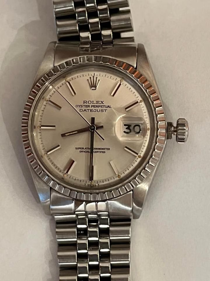 Rolex | Datejust | 4033375 | Steel | 36 mm | Steel | Silver (solid) | Automatic