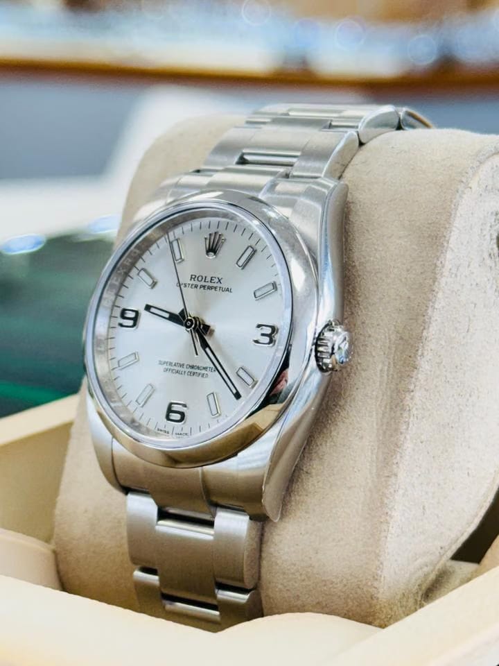 Rolex | Oyster Perpetual | 114200 | Steel | 34 mm | Steel | Silver | Automatic