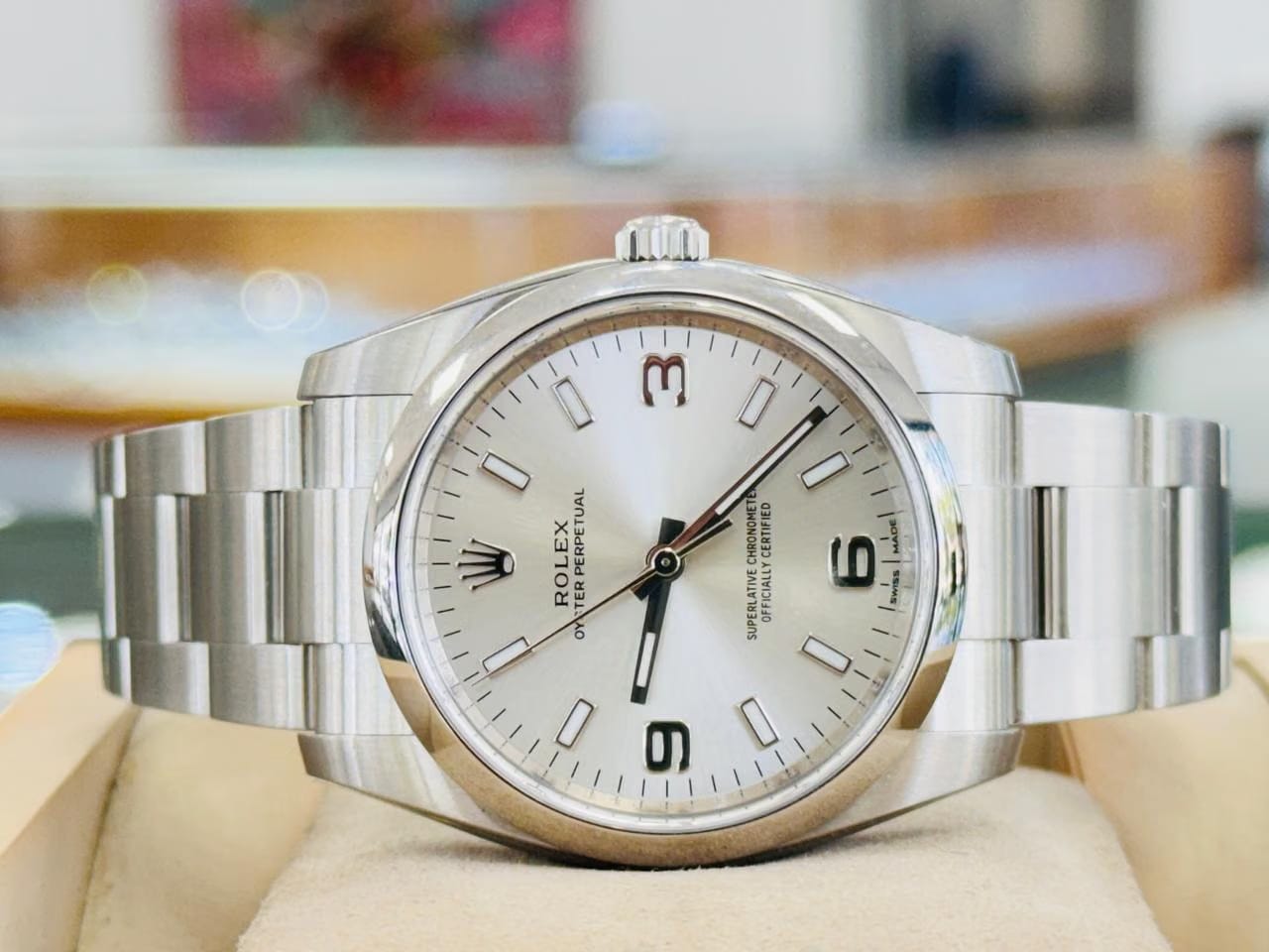 Rolex | Oyster Perpetual | 114200 | Steel | 34 mm | Steel | Silver | Automatic