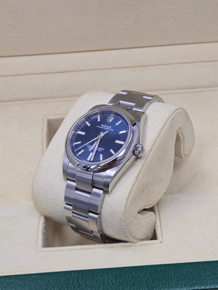 Rolex | Oyster Perpetual | 124200-cm4-dc710 | Steel | 34 mm | Steel | Blue | Automatic