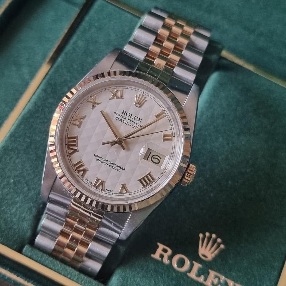 Rolex | Datejust | 16233 | Gold/Steel | 36 mm | Gold/Steel | White | Automatic