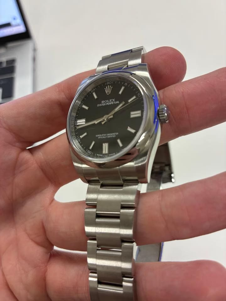 Rolex | Oyster Perpetual | 116000 | Steel | 36 mm | Steel | Black | Automatic