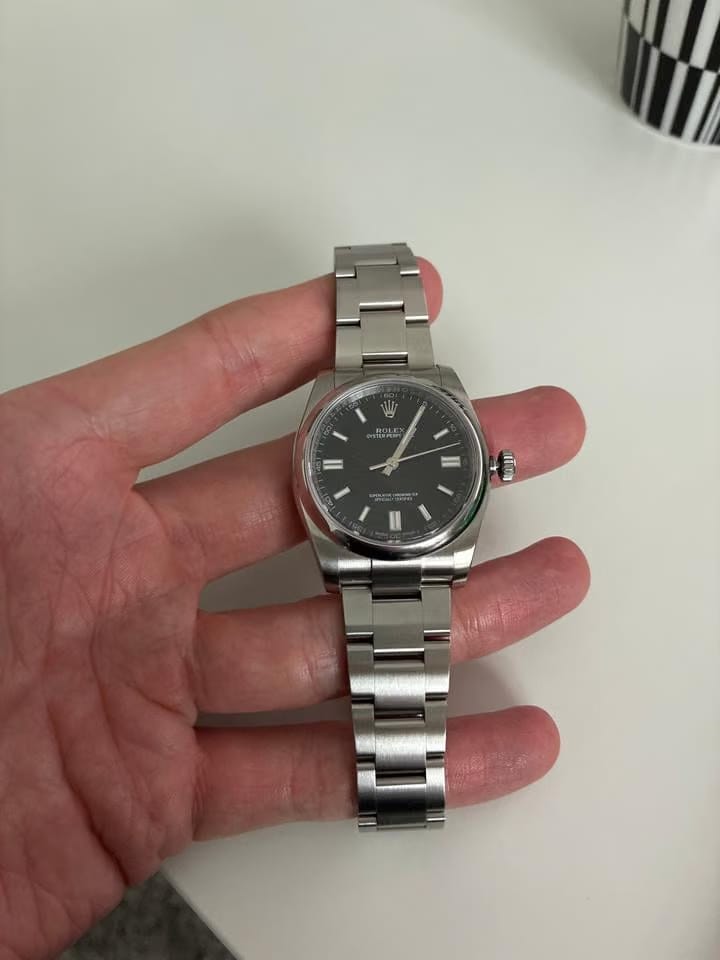 Rolex | Oyster Perpetual | 116000 | Steel | 36 mm | Steel | Black | Automatic