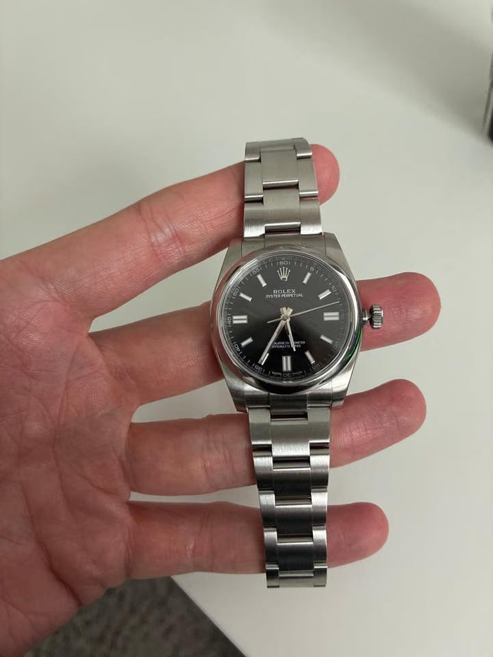 Rolex | Oyster Perpetual | 116000 | Steel | 36 mm | Steel | Black | Automatic
