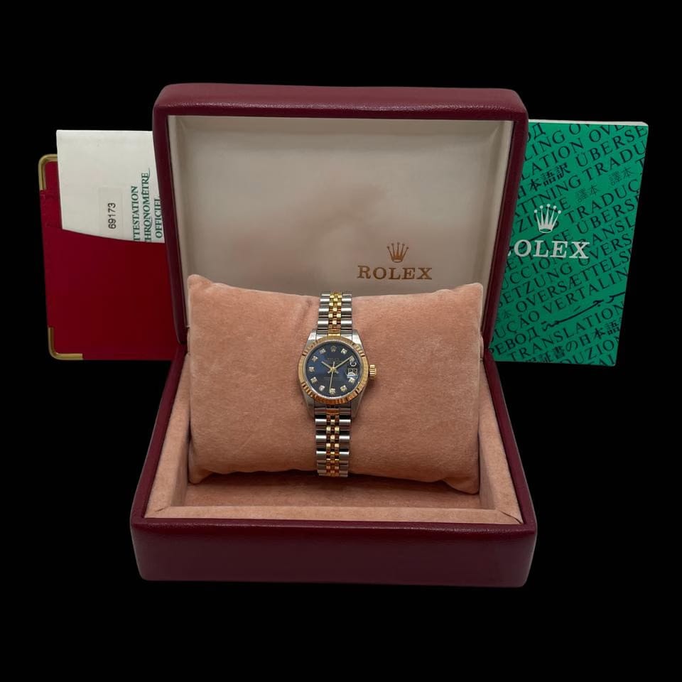 Rolex | Datejust | 69173 | Steel | 26 mm | Gold/Steel | Blue | Automatic