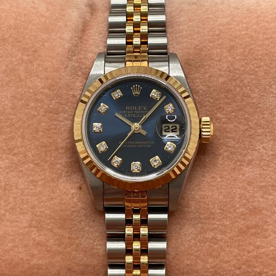 Rolex | Datejust | 69173 | Steel | 26 mm | Gold/Steel | Blue | Automatic