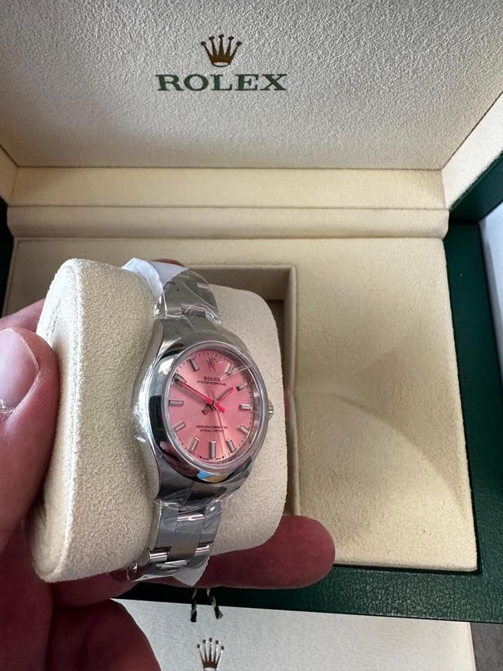 Rolex | Oyster Perpetual | m276200-0004 | Steel | 28 mm | Steel | Pink | Automatic