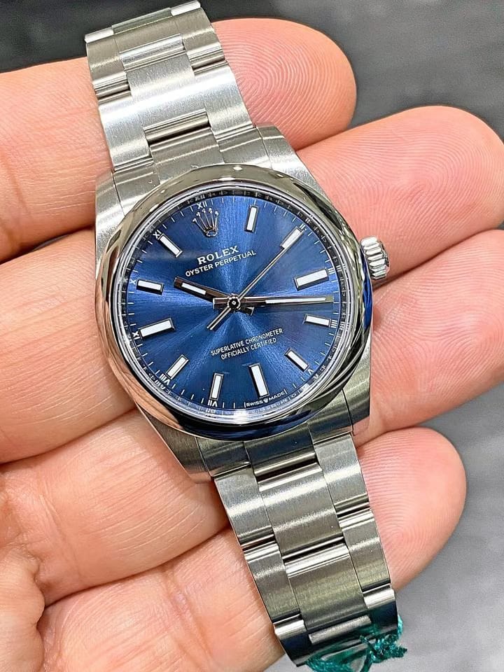Rolex | Oyster Perpetual | 124200 EU | Steel | 34 mm | Steel | Blue | Automatic