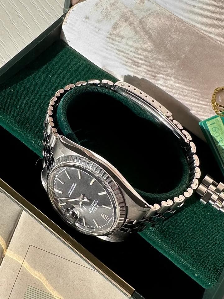 Rolex | Datejust | 1603 | Steel | 36 x 35.5 mm | Steel | Black | Automatic