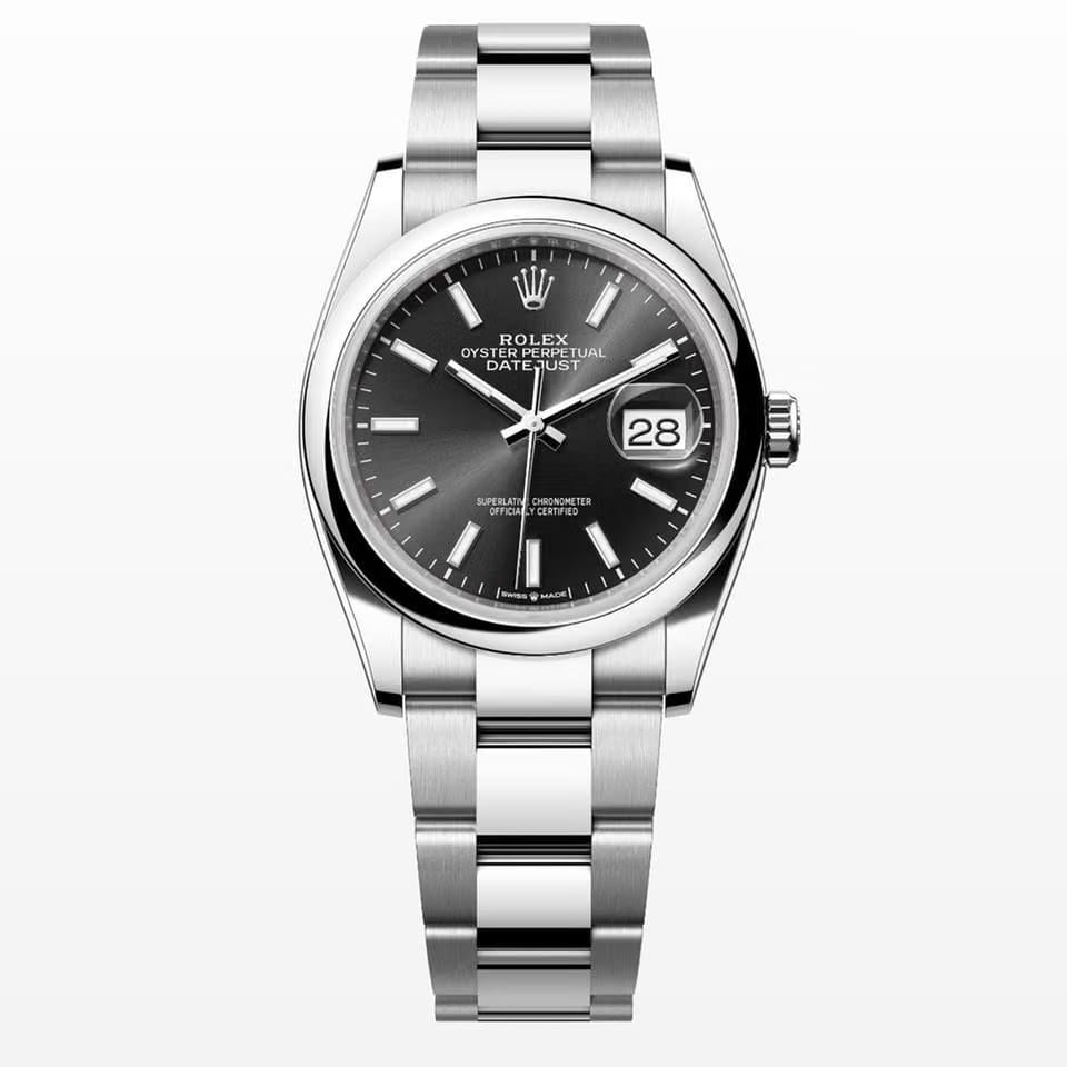 Rolex | Datejust | 126200 | Steel | 36 mm | Steel | Black | Automatic