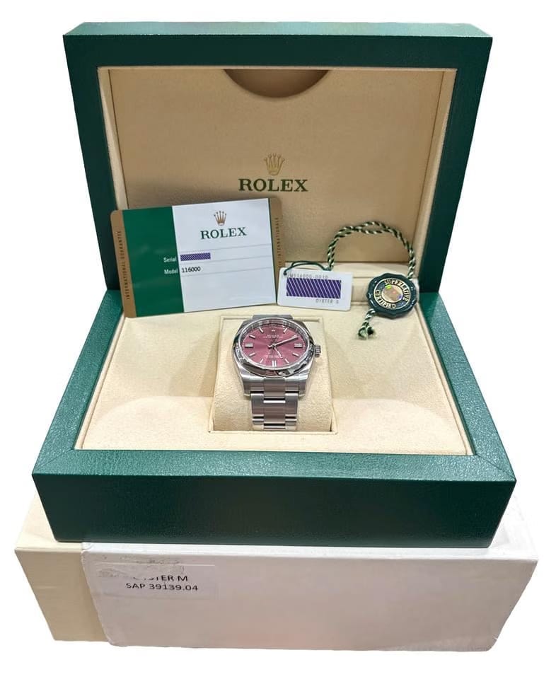 Rolex | Oyster Perpetual | 116000 | Steel | 36 mm | Steel | Purple | Automatic