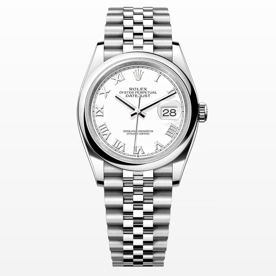 Rolex | Datejust | 126200 | Steel | 36 mm | Steel | White | Automatic