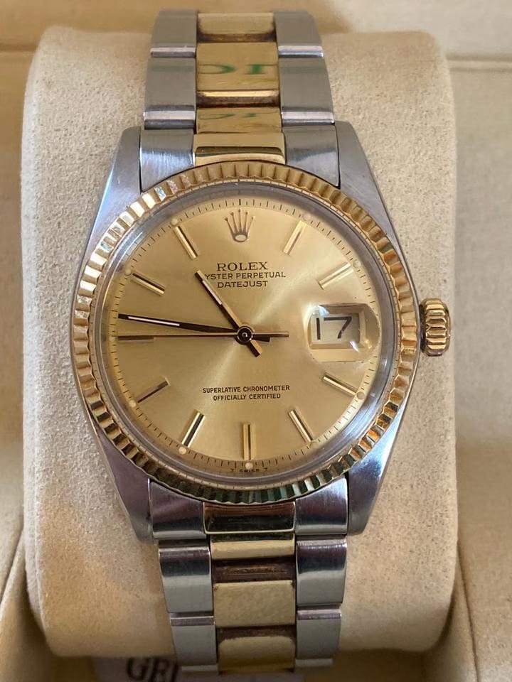 Rolex | Datejust | 1601 | Gold/Steel | 36 mm | Steel | Gold | Automatic