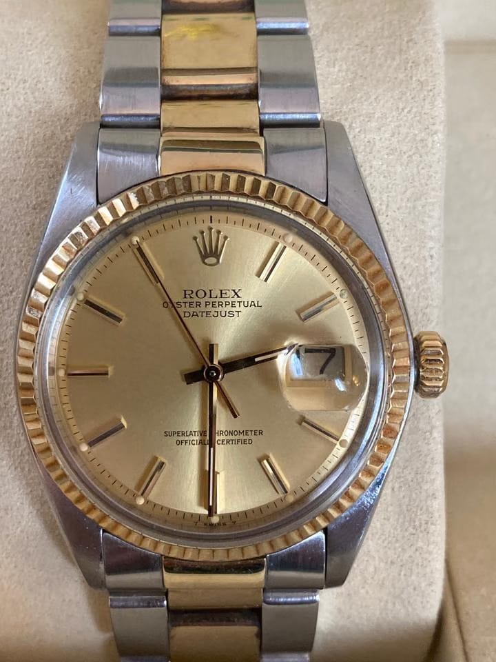 Rolex | Datejust | 1601 | Gold/Steel | 36 mm | Steel | Gold | Automatic