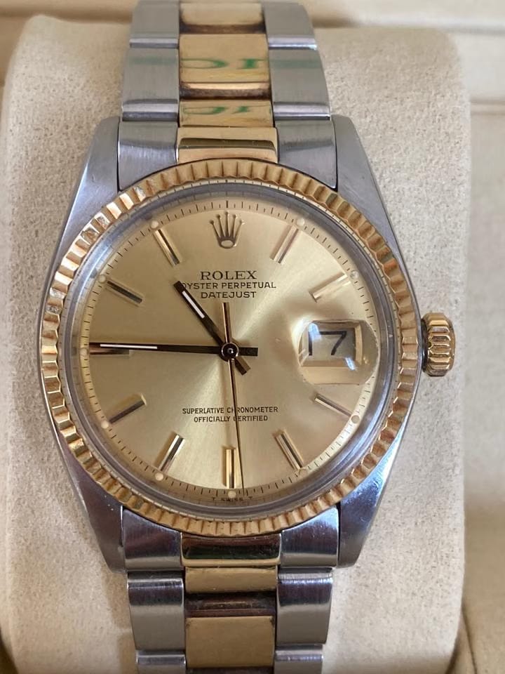 Rolex | Datejust | 1601 | Gold/Steel | 36 mm | Steel | Gold | Automatic