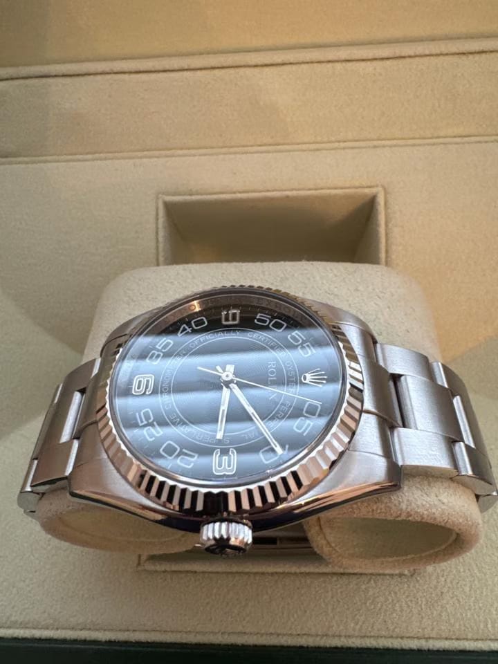 Rolex | Oyster Perpetual | 116034 | Steel | 36 mm | Steel | Black | Automatic