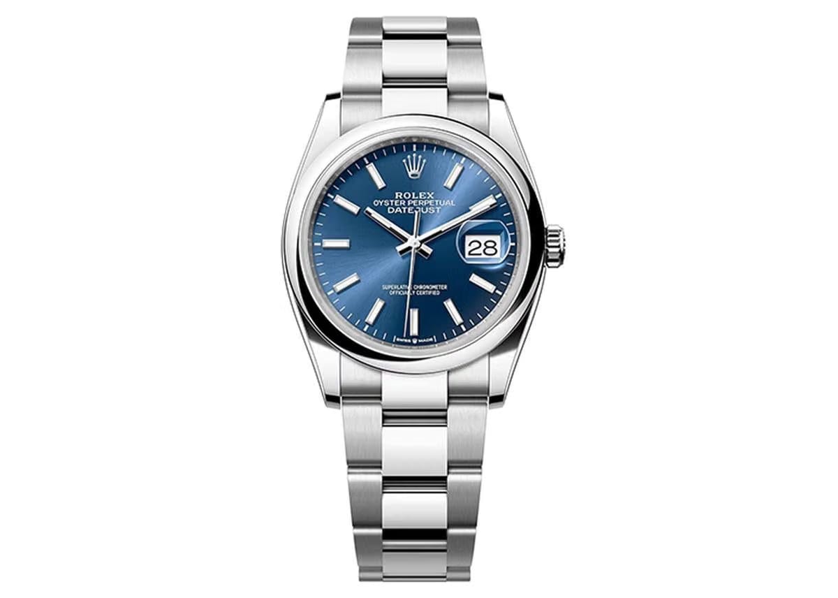 Rolex | Datejust | M126200-0006 | Steel | 36 mm | Steel | Blue | Automatic