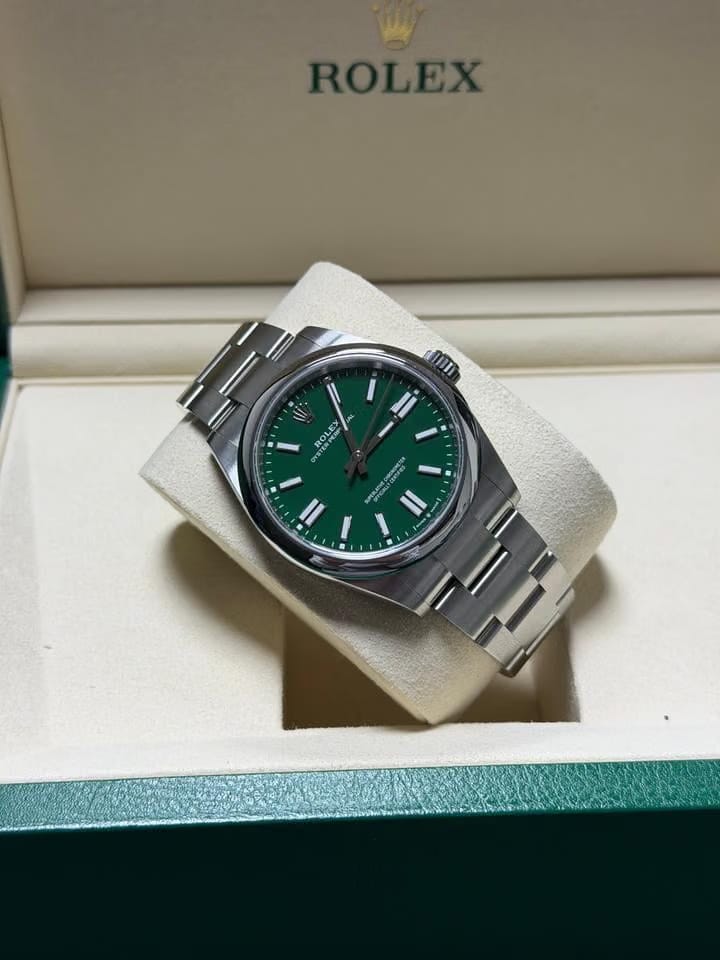 Rolex | Oyster Perpetual | 134300 | Steel | 41 mm | Steel | Green | Automatic