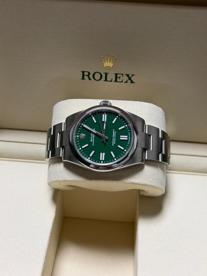 Rolex | Oyster Perpetual | 134300 | Steel | 41 mm | Steel | Green | Automatic
