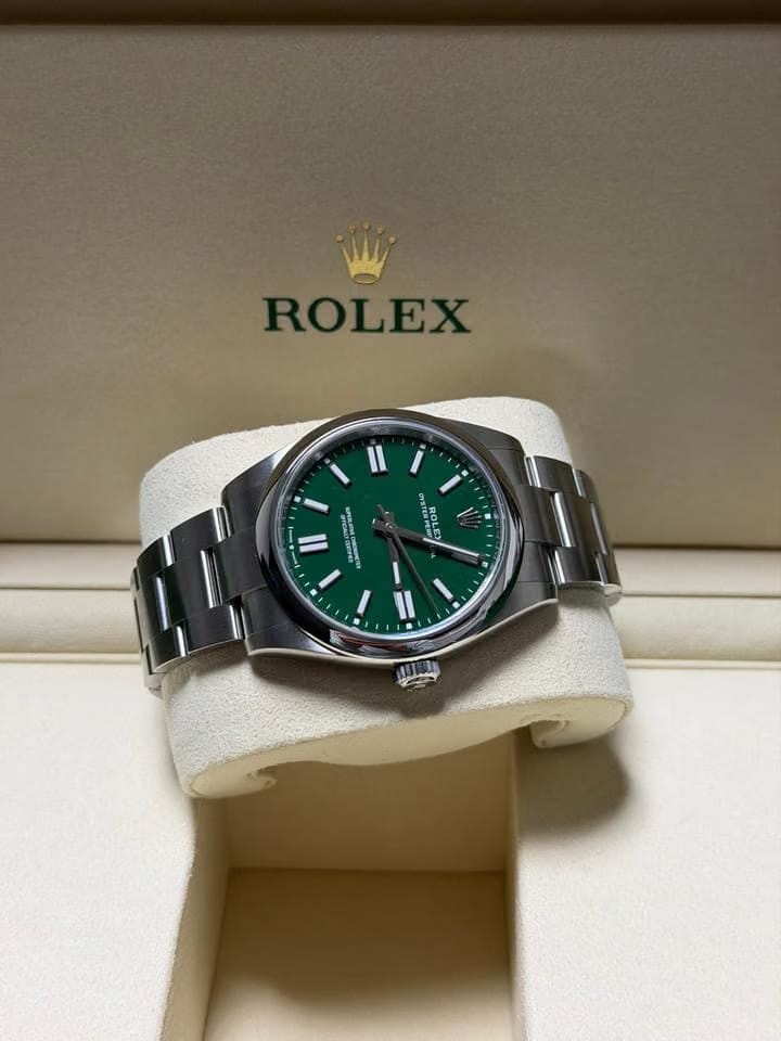 Rolex | Oyster Perpetual | 134300 | Steel | 41 mm | Steel | Green | Automatic