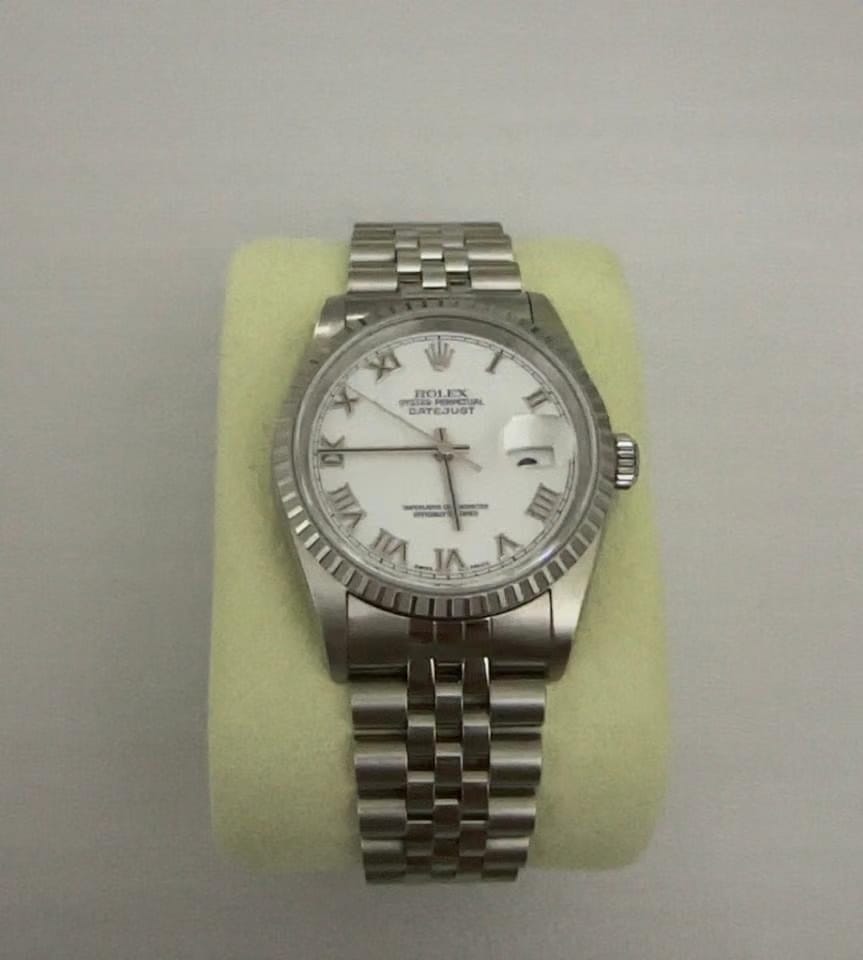 Rolex | Datejust | 16220 | Steel | 36 mm | Steel | White | Automatic