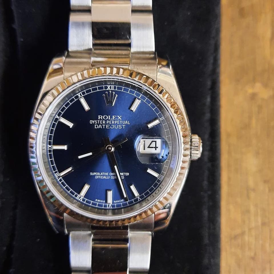 Rolex | Datejust | 116234 | Steel | 36 mm | Steel | Blue | Automatic