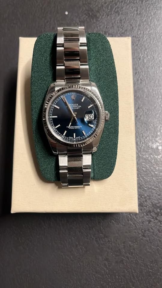 Rolex | Datejust | 116234 | Steel | 36 mm | Steel | Blue | Automatic