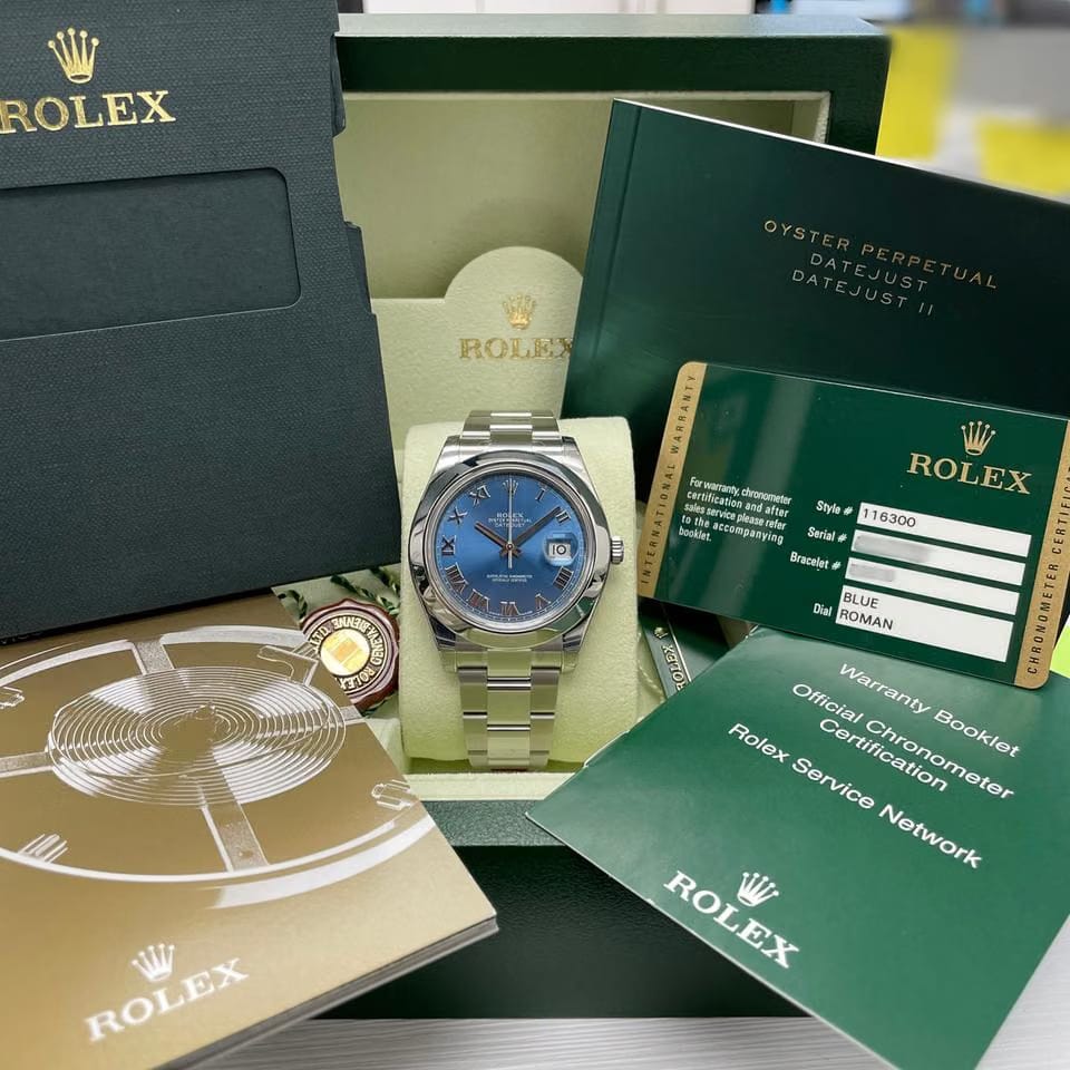 Rolex | Datejust | 116300 | Steel | 41 mm | Steel | Blue | Automatic