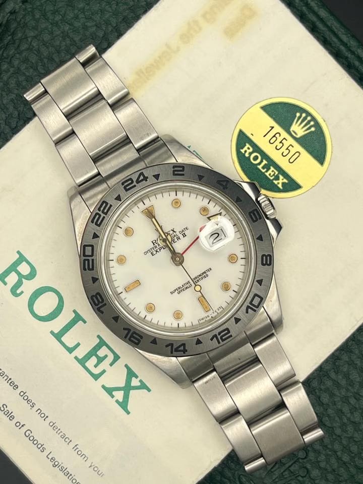 Rolex | Explorer II | 16550 | Steel | 40 mm | Steel | White | Automatic