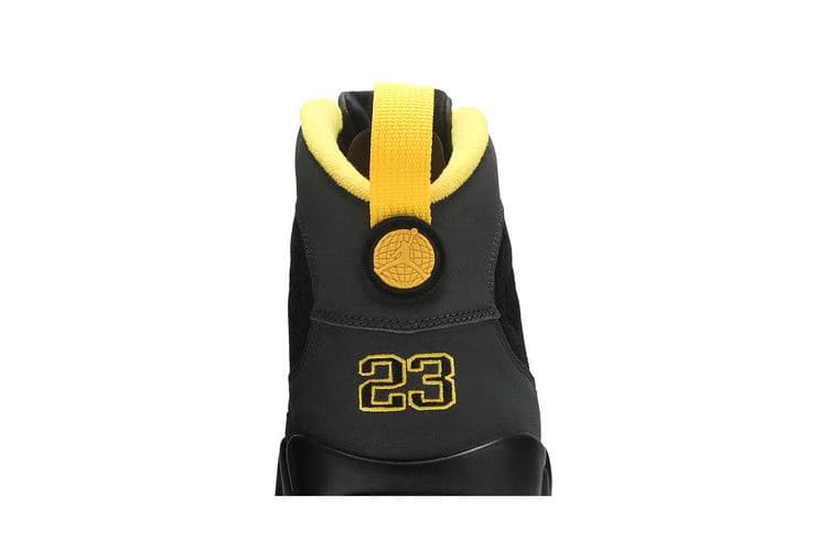Air Jordan 9 Retro Dark Charcoal University Gold