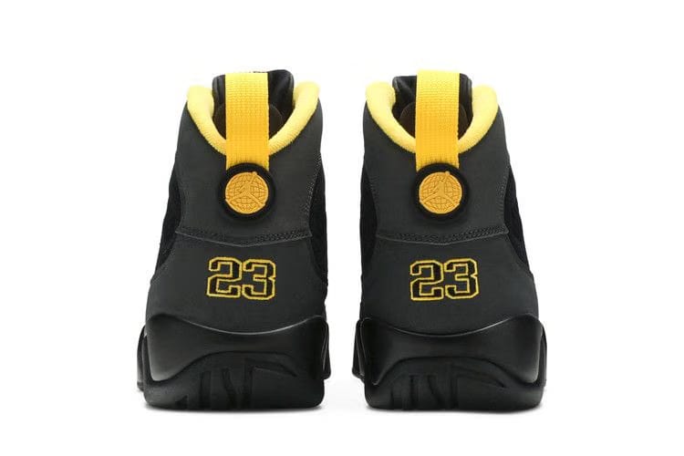 Air Jordan 9 Retro Dark Charcoal University Gold