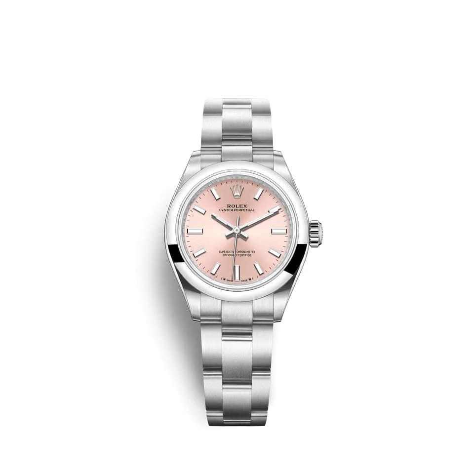 Rolex | Oyster Perpetual | 276200-0004 | Steel | 28 mm | Steel | Pink | Automatic