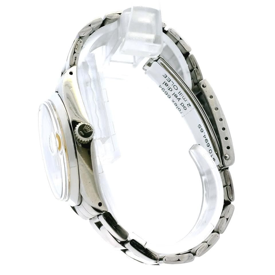 Rolex | Oysterdate Precision | 6694 | Steel | 34 mm | Steel | Yellow | Manual winding