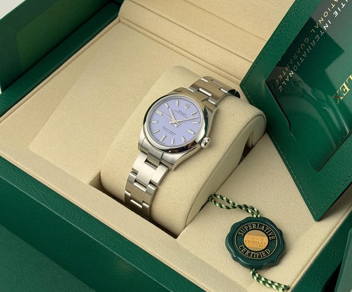 Rolex | Oyster Perpetual | 277200 | Steel | 31 x 37 mm | Steel | Purple | Automatic
