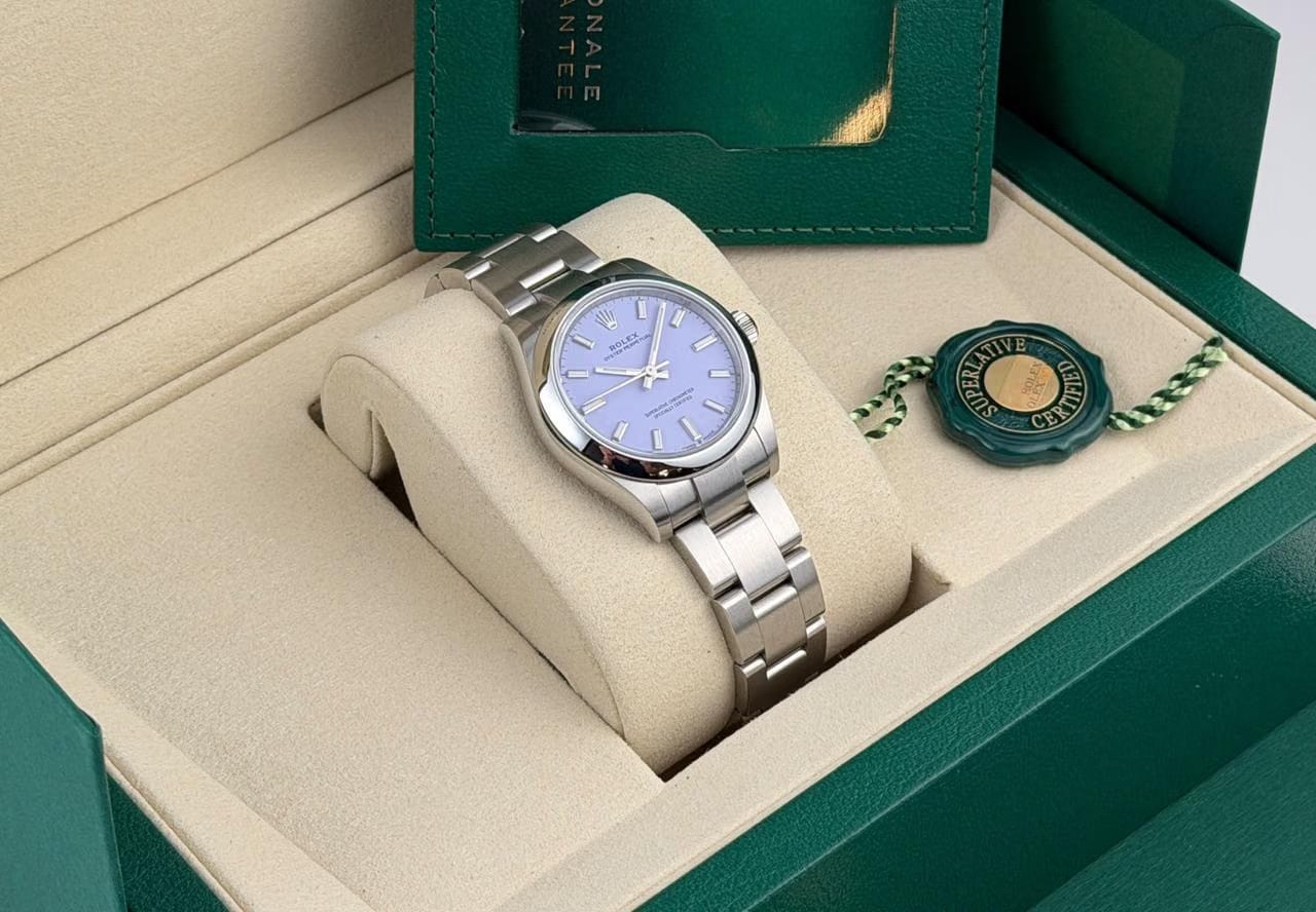 Rolex | Oyster Perpetual | 277200 | Steel | 31 x 37 mm | Steel | Purple | Automatic