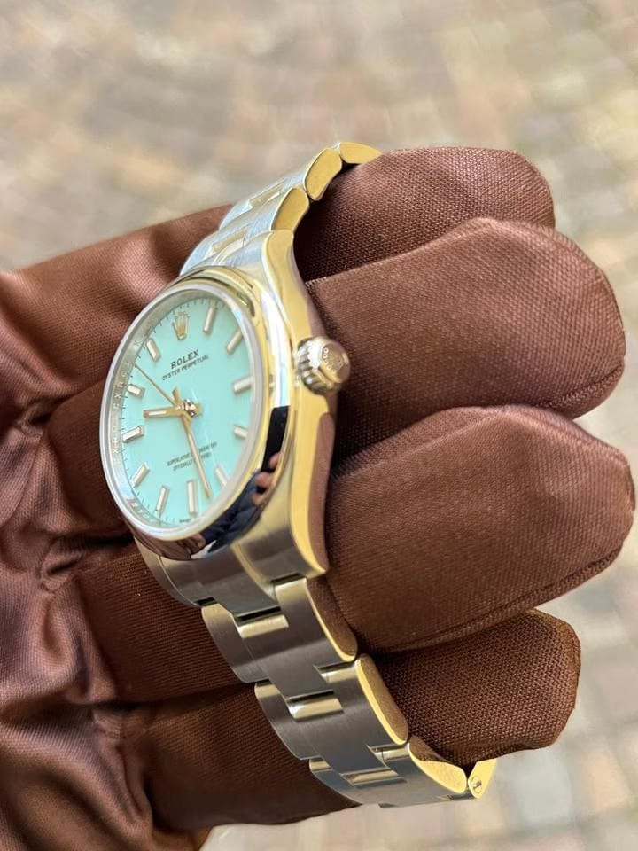 Rolex | Oyster Perpetual | 277200 | Steel | 31 mm | Steel | Turquoise | Automatic