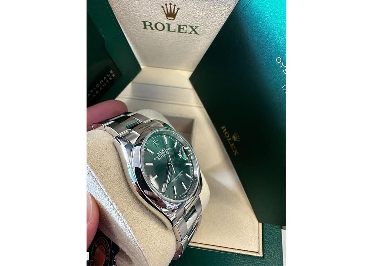 Rolex | Datejust | 126200 | Steel | 36mm mm | Steel | Green | Automatic