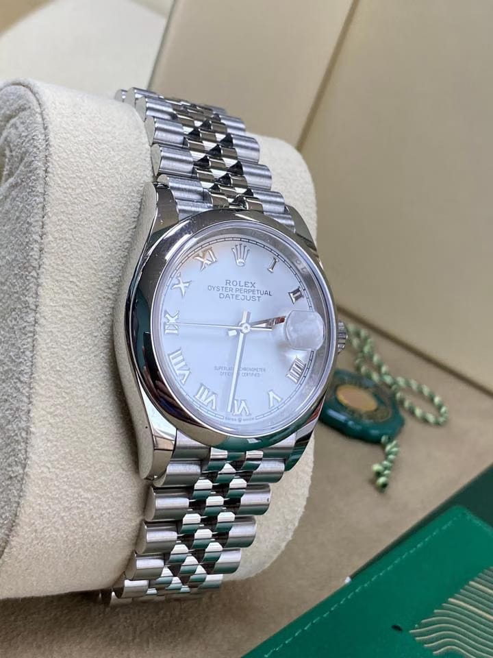 Rolex | Datejust | 126200-0007 | Steel | 36 mm | Steel | White | Automatic