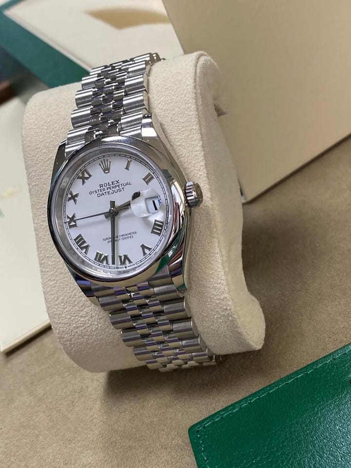Rolex | Datejust | 126200-0007 | Steel | 36 mm | Steel | White | Automatic