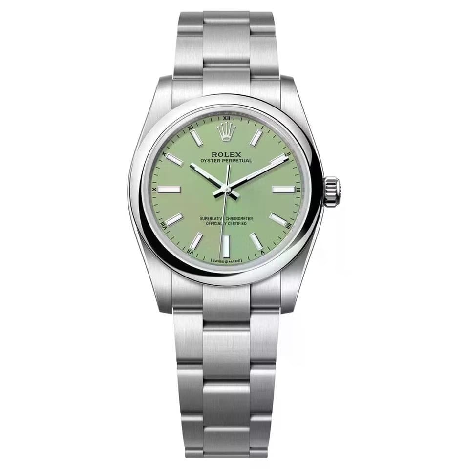 Rolex | Oyster Perpetual | 124200-0006 124200-0006 | 34 mm | Green | Automatic