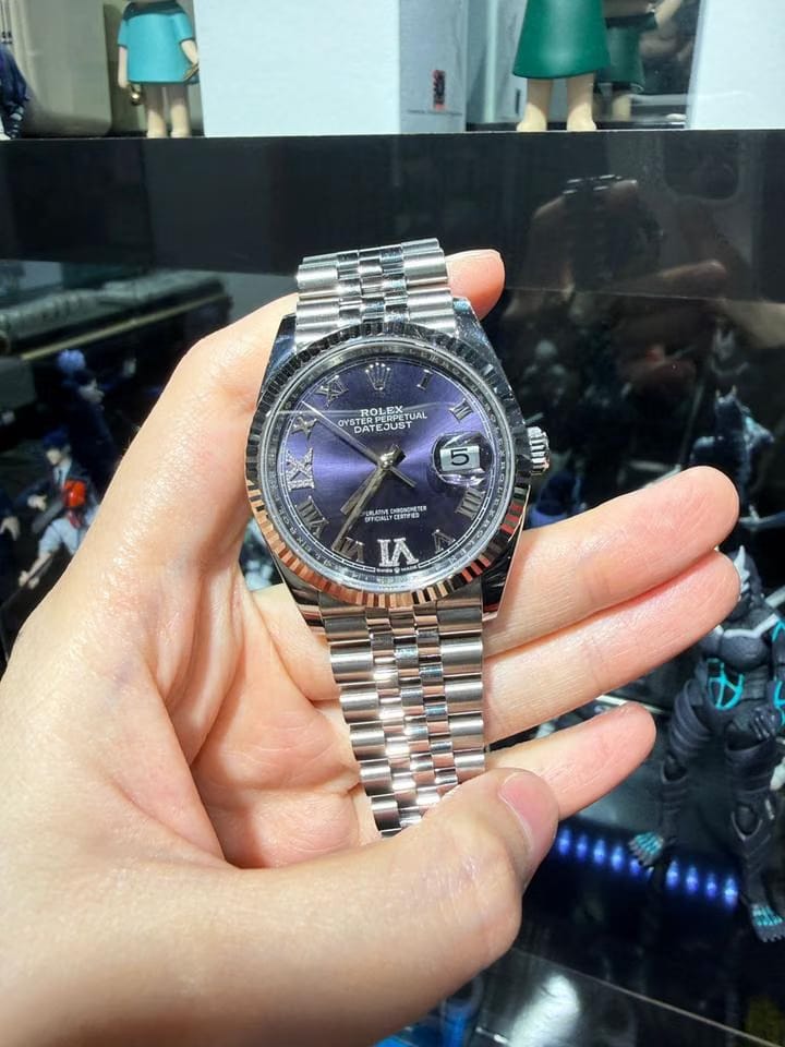 Rolex | Datejust | 126234 | Steel | 36 mm | Steel | Purple | Automatic