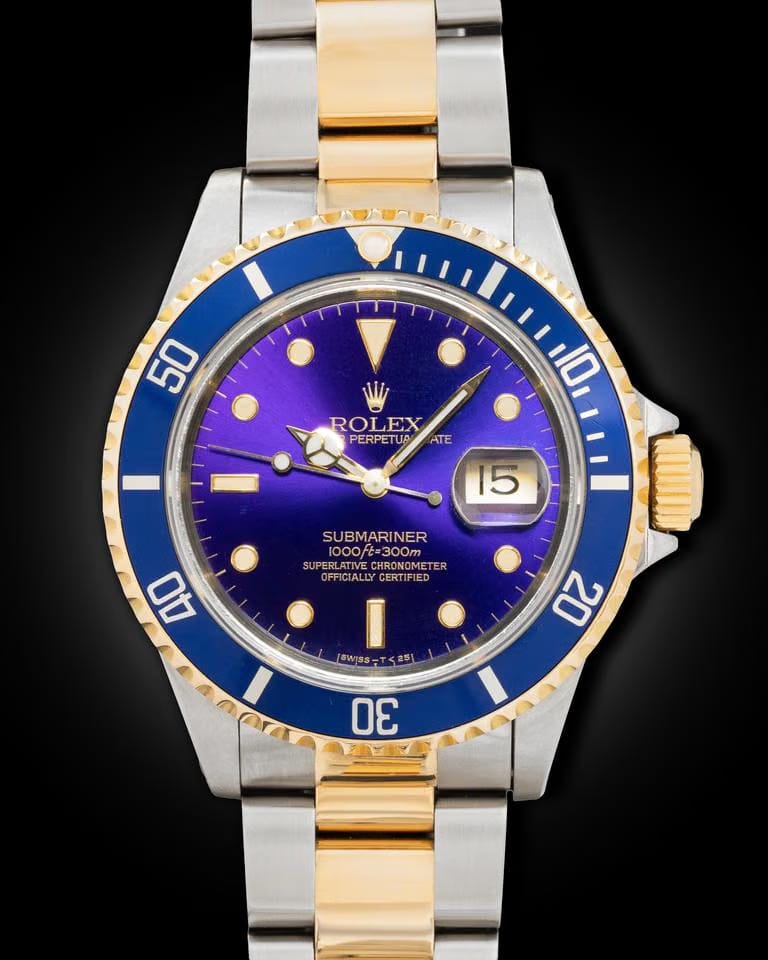 Rolex | Submariner | 16613 | Gold/Steel | 40 mm | Gold/Steel | Purple | Automatic