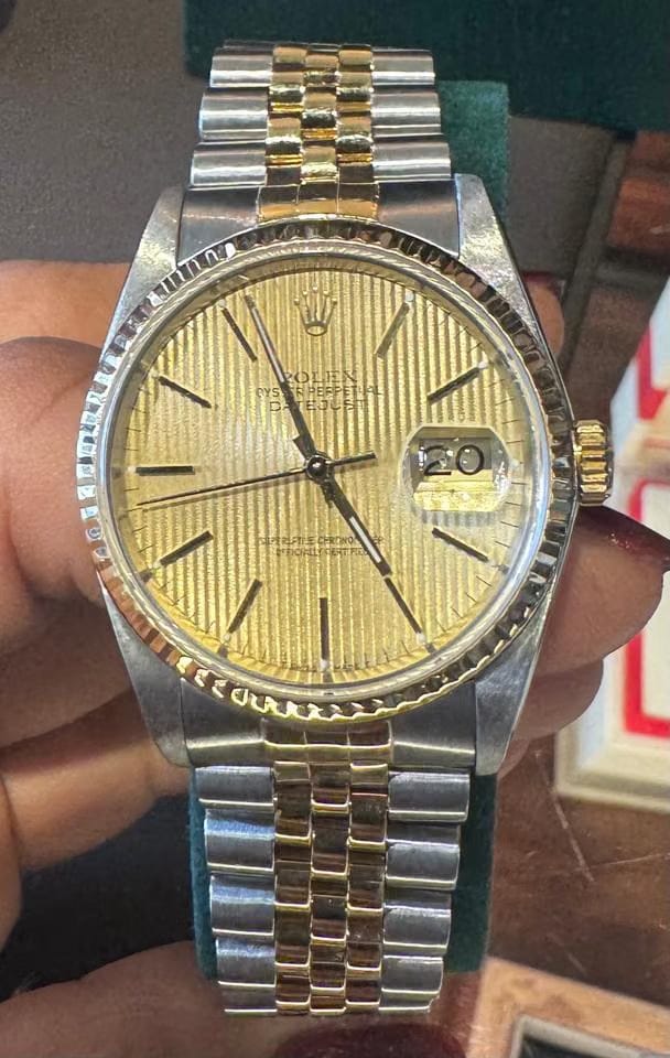Rolex | Datejust | 16223 | Gold/Steel | 36 mm | Gold/Steel | Champagne | Automatic