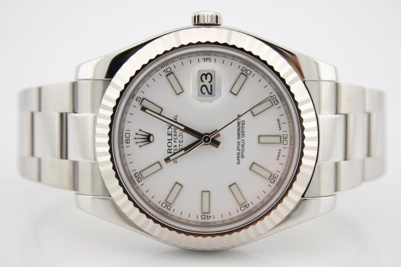 Rolex | Datejust | 116334 | Steel | 41 mm | Steel | White | Automatic