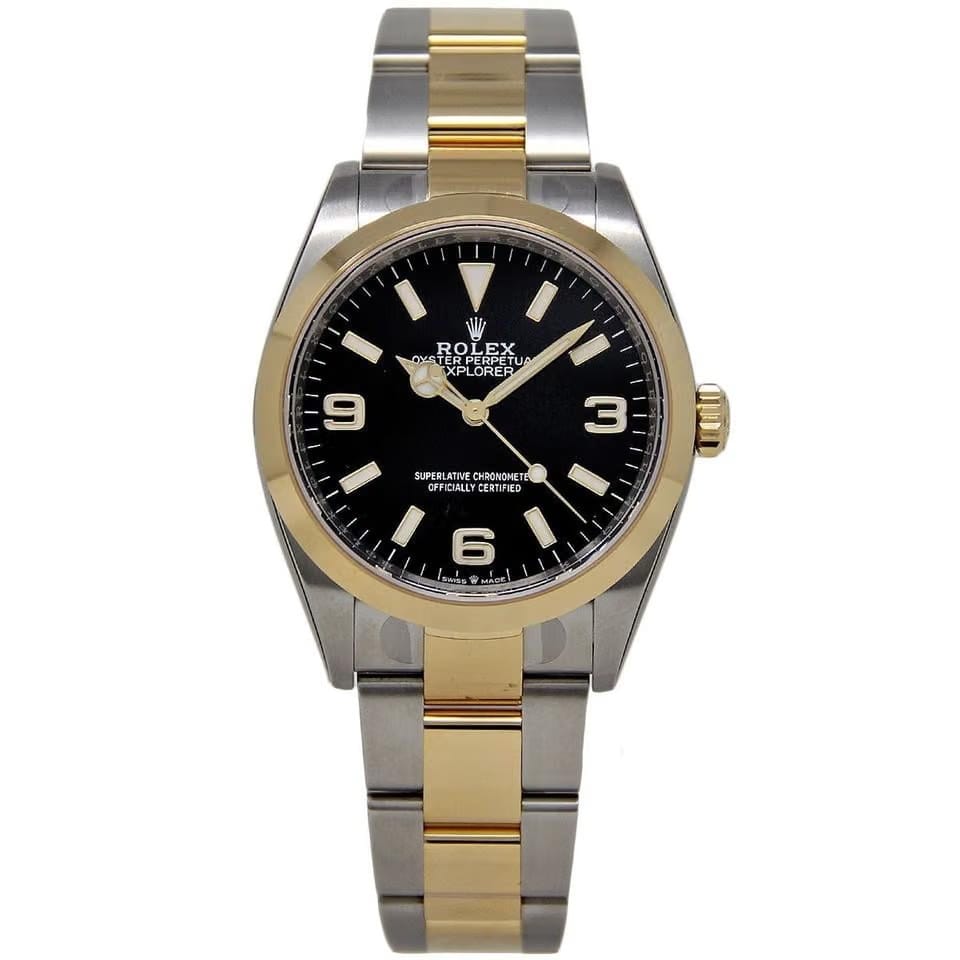 Rolex | Explorer | 124273 | Steel | 36 mm | Gold/Steel | Black