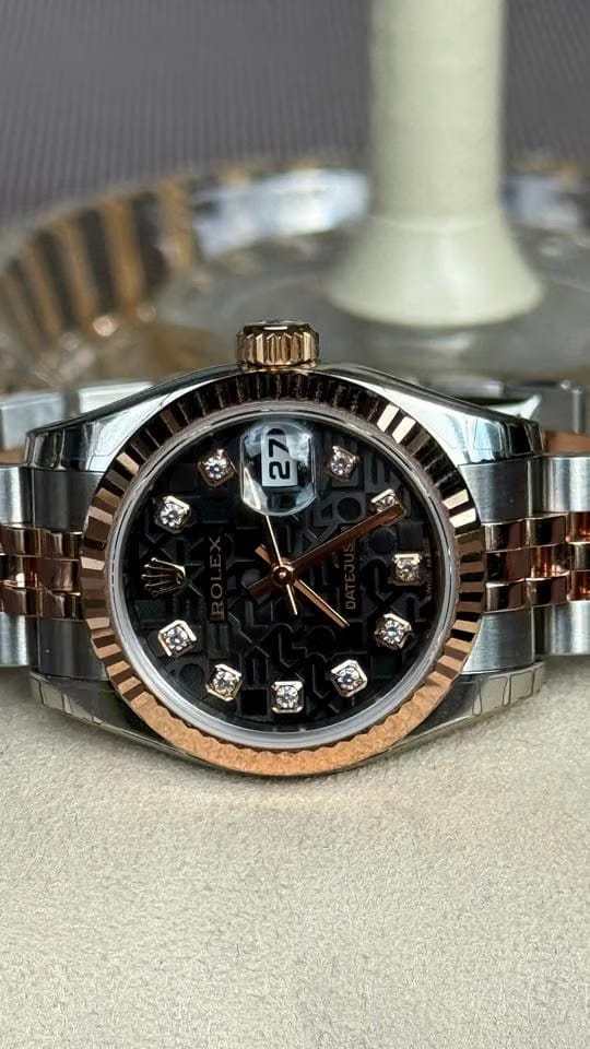Rolex | Datejust | 179171 | Gold/Steel | 26 mm | Gold/Steel | Black | Automatic