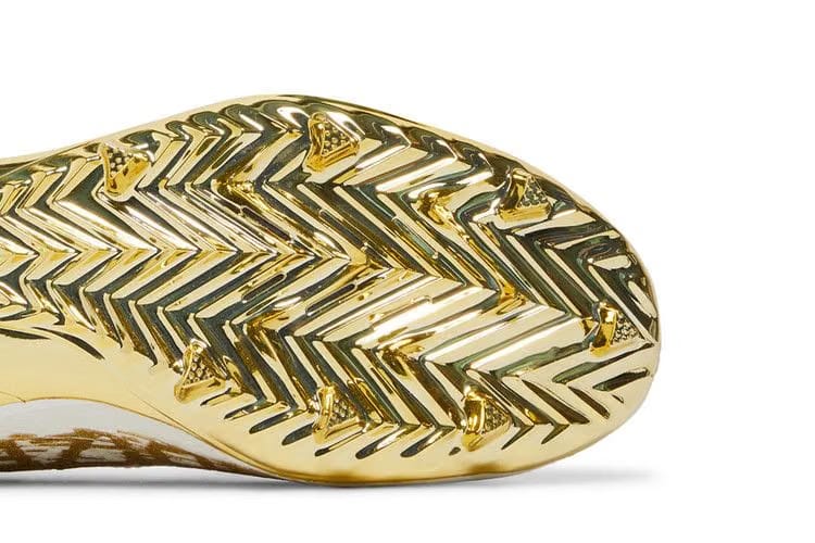 Adizero Cleats Primeknit White Gold Metallic